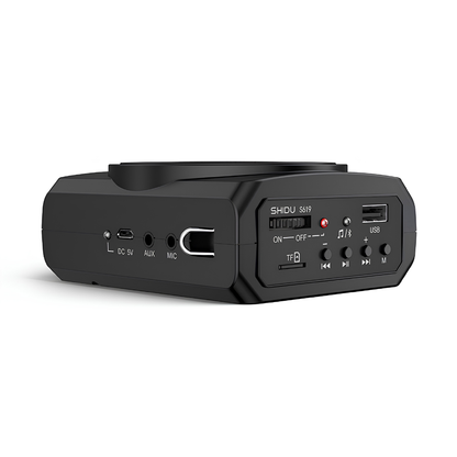 SHIDU Voice Amplifier S619 With Wired Microphone Portable Speaker (16W, Bluetooth 5.0, 2000mAh)
