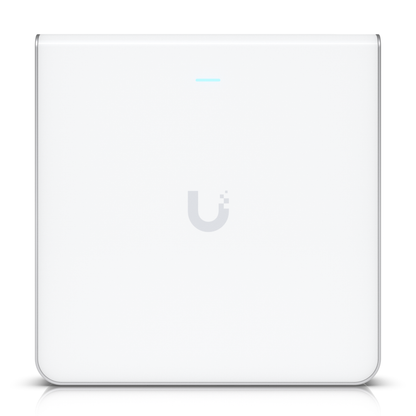 Ubiquiti UniFi U6 Enterprise In-Wall | Wall-Mount Wi-Fi 6E Access Point (10-Stream Tri-Band, 1x2.5 GbE Uplink + 4x GbE Ports, PoE+)