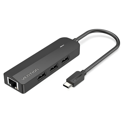 Vention USB-C to USB-A/RJ45/Micro-B Hub with Ethernet (TGPBB)