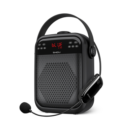 SHIDU H6 Rechargeable Wireless Mic Karaoke Speaker and Voice Amplifier (25W, Bluetooth 5.0, 4000mAh)