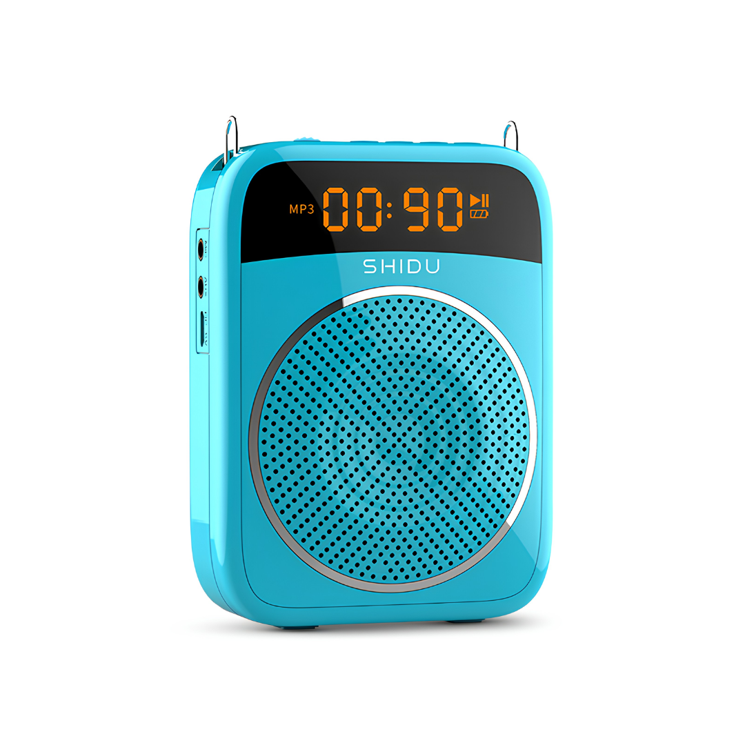 SHIDU Voice Amplifier S298 With Wired Microphone (15W, Bluetooth 4.2, 2000mAh)