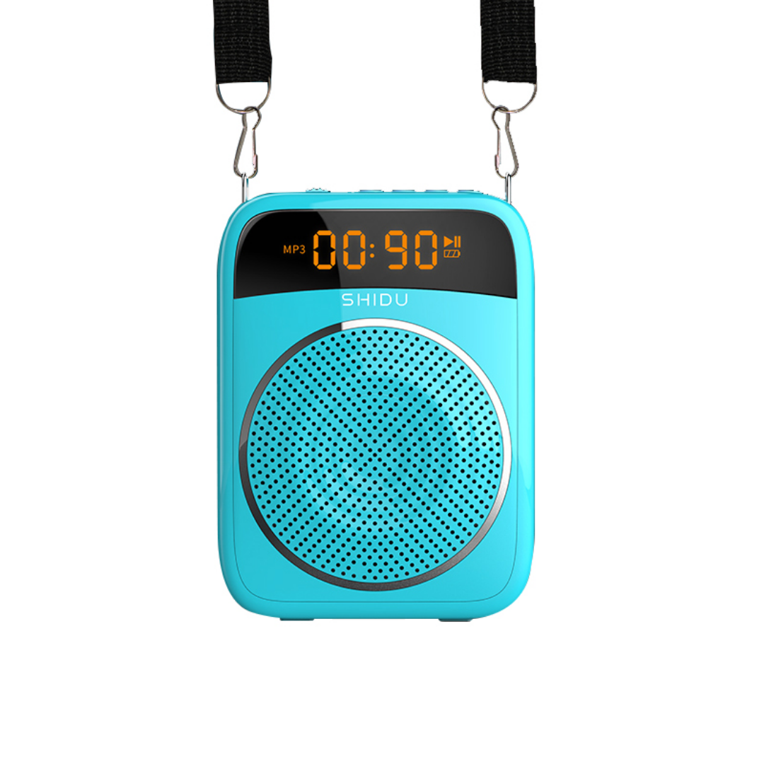SHIDU Voice Amplifier S298 With Wired Microphone (15W, Bluetooth 4.2, 2000mAh)