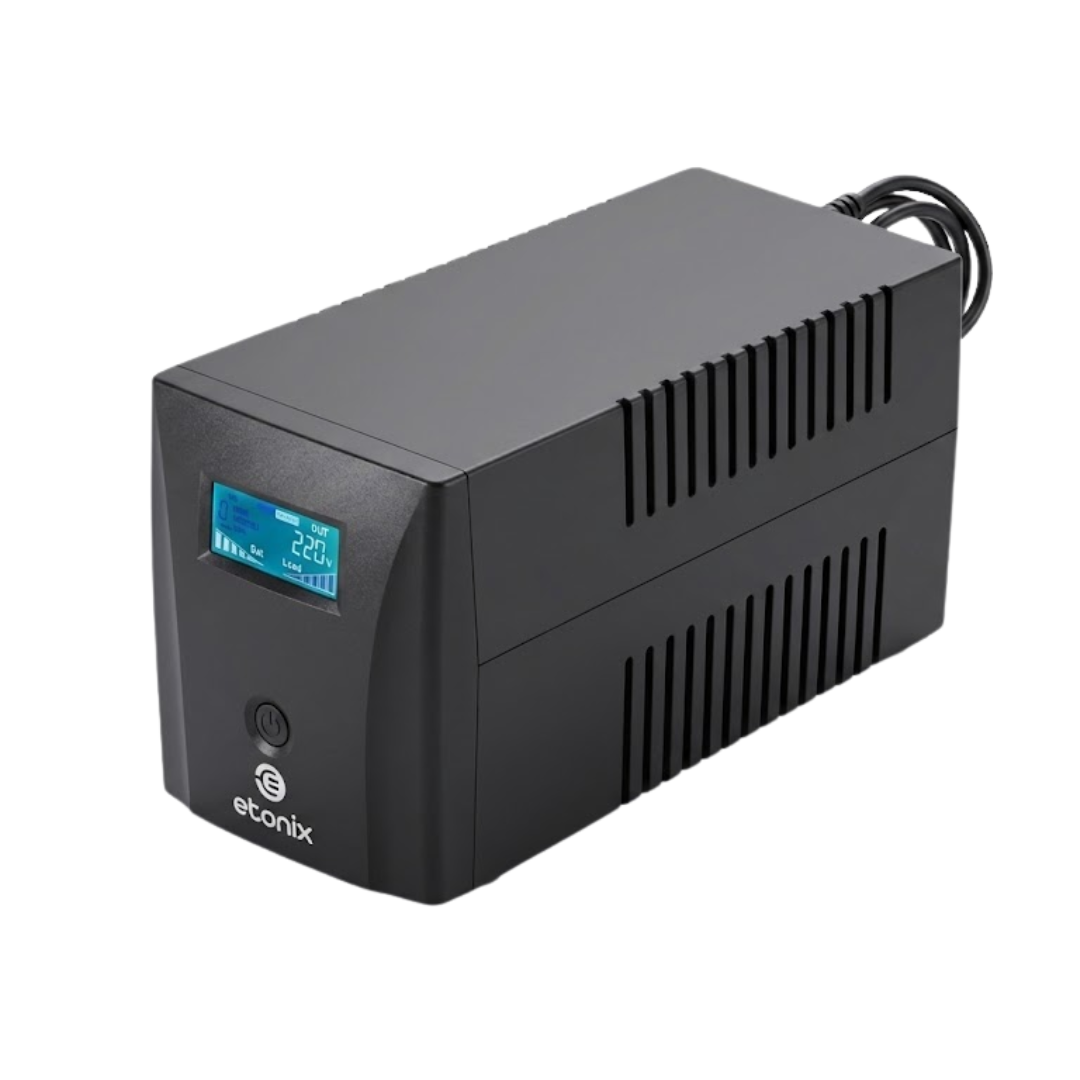 Etonix ENIT 1500 LCD Line-Interactive UPS | 1500VA / 720W Power Backup — 6 Output Sockets, AVR & LCD Display