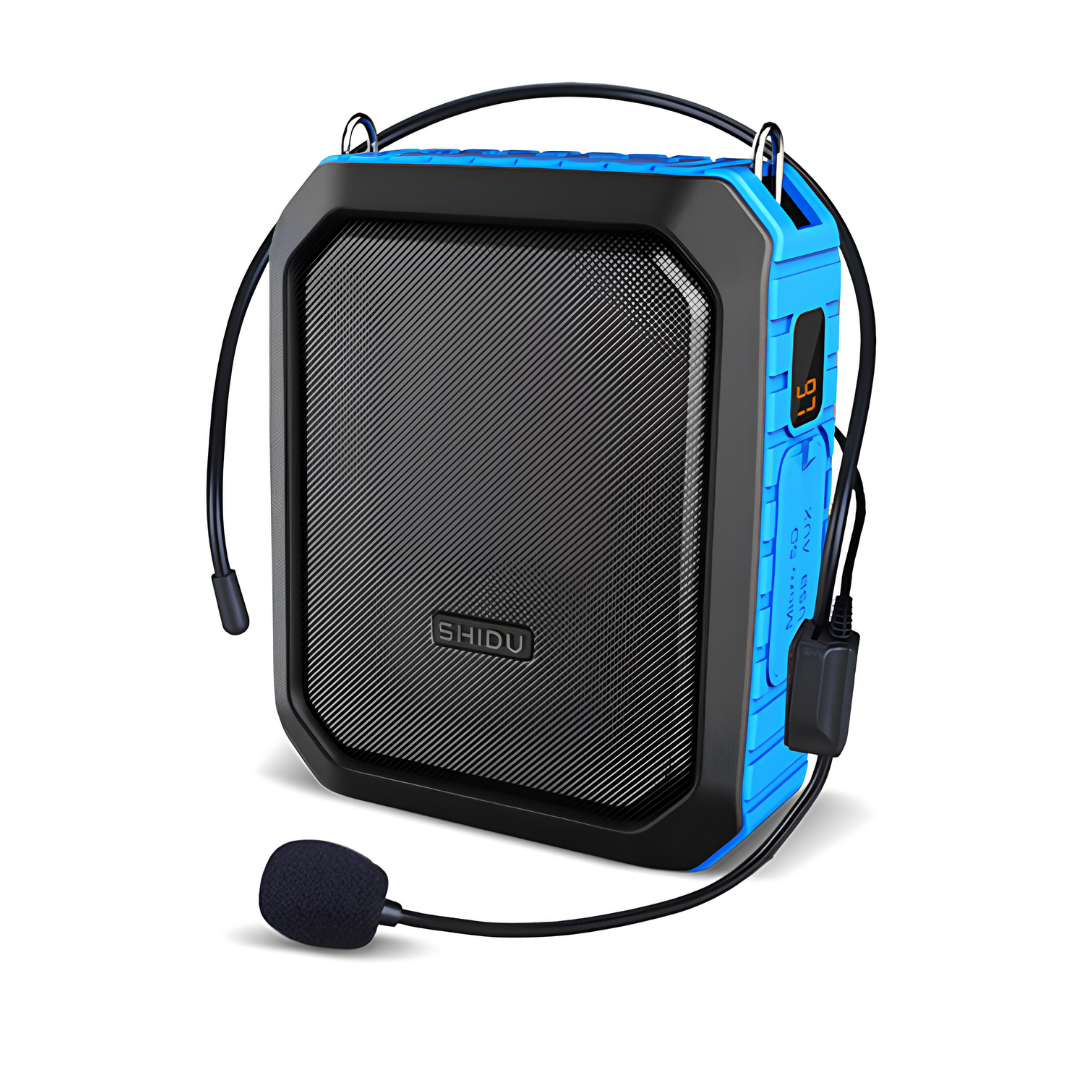 SHIDU M800 Wired Voice Amplifier With IPX5 Waterproof Multi-Functional Portable Speaker (18W, Bluetooth 5.0, 4400mAh)