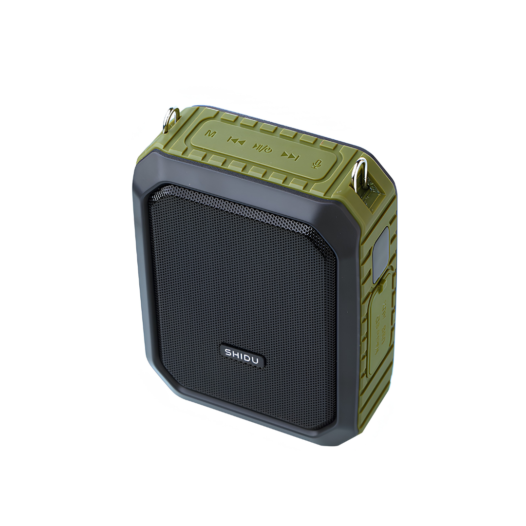 SHIDU M800 Wired Voice Amplifier With IPX5 Waterproof Multi-Functional Portable Speaker (18W, Bluetooth 5.0, 4400mAh)