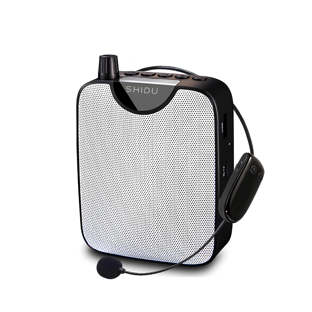 SHIDU Wireless Portable Voice Amplifier SHIDU M500UHF With Recording Function (RMS 10W, 2000mAh)
