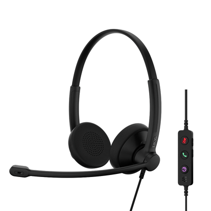 EPOS IMPACT 100 | Entry-Level USB-C Corded Headset for Microsoft Teams & UC — Mono & Stereo