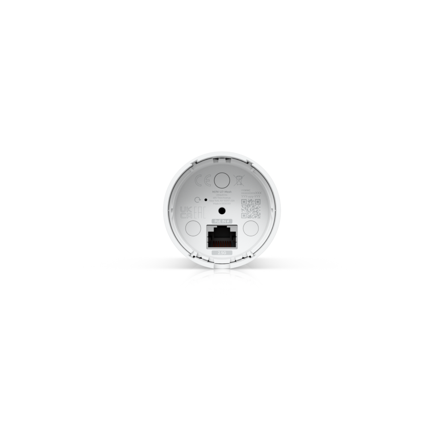 Ubiquiti UniFi U7 Mesh | Indoor/Outdoor Wi-Fi 7 Mesh Access Point (4-Stream Dual-Band, 1x2.5 GbE, IPX6)