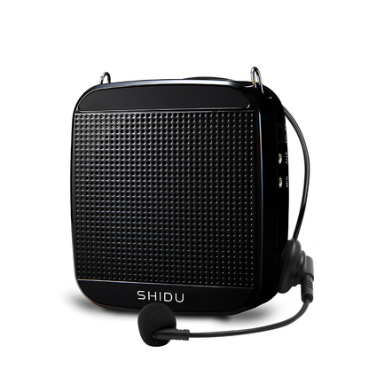 SHIDU S512 Strong Power 15 Watt Voice Amplifier With Wired Microphone (15W, Bluetooth 5.0, 2000mAh)