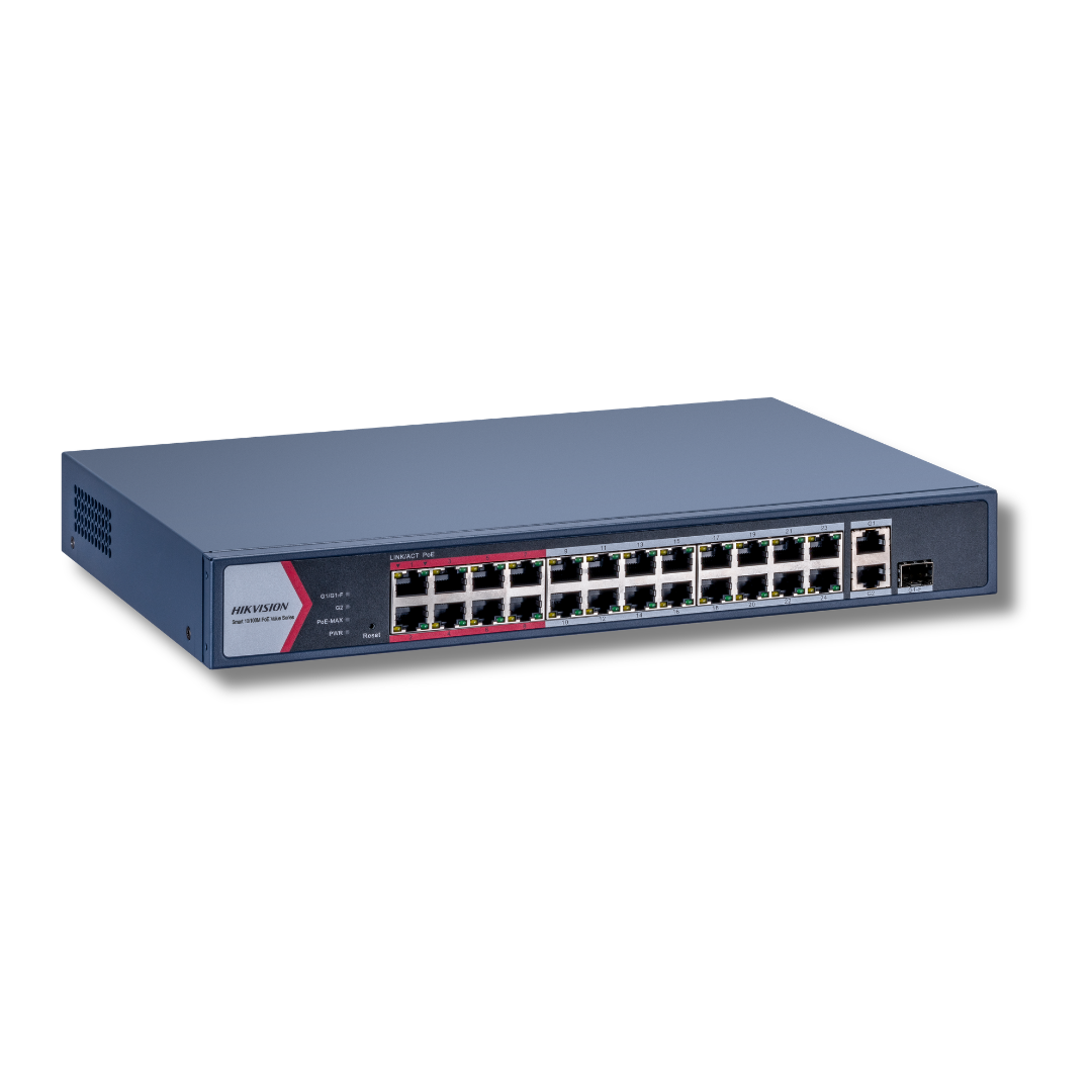 Hikvision DS-3E1326P-EI | DS-3E1326P-EI/M | 26-Port Smart Managed PoE Switch (230W or 370W PoE Budget)
