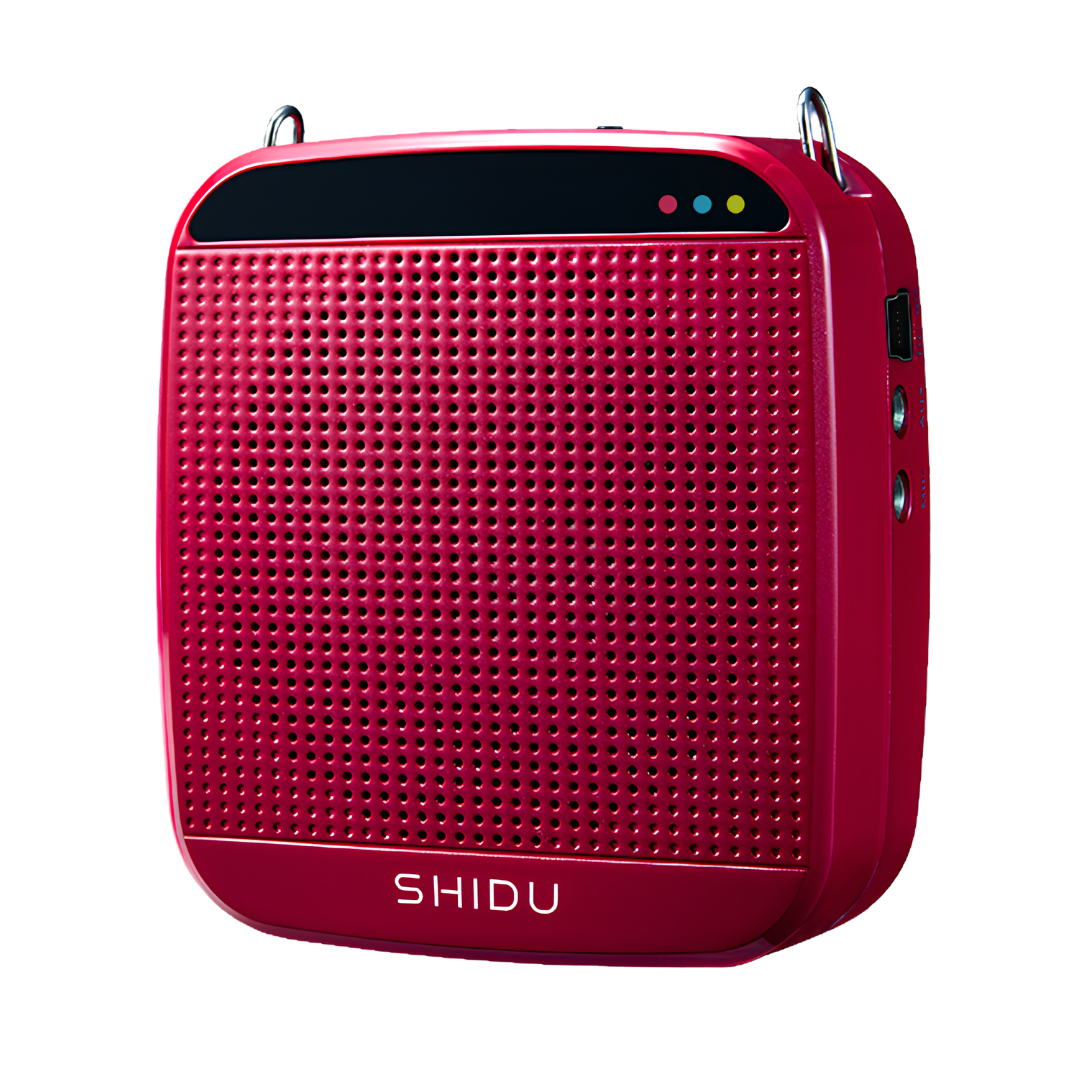 SHIDU S512 Strong Power 15 Watt Voice Amplifier With Wired Microphone (15W, Bluetooth 5.0, 2000mAh)