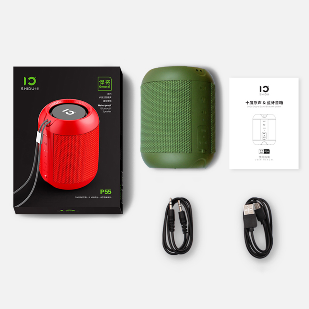 SHIDU P55 Waterproof Bluetooth Speaker (14W, Bluetooth 5.0, 1800mAh)