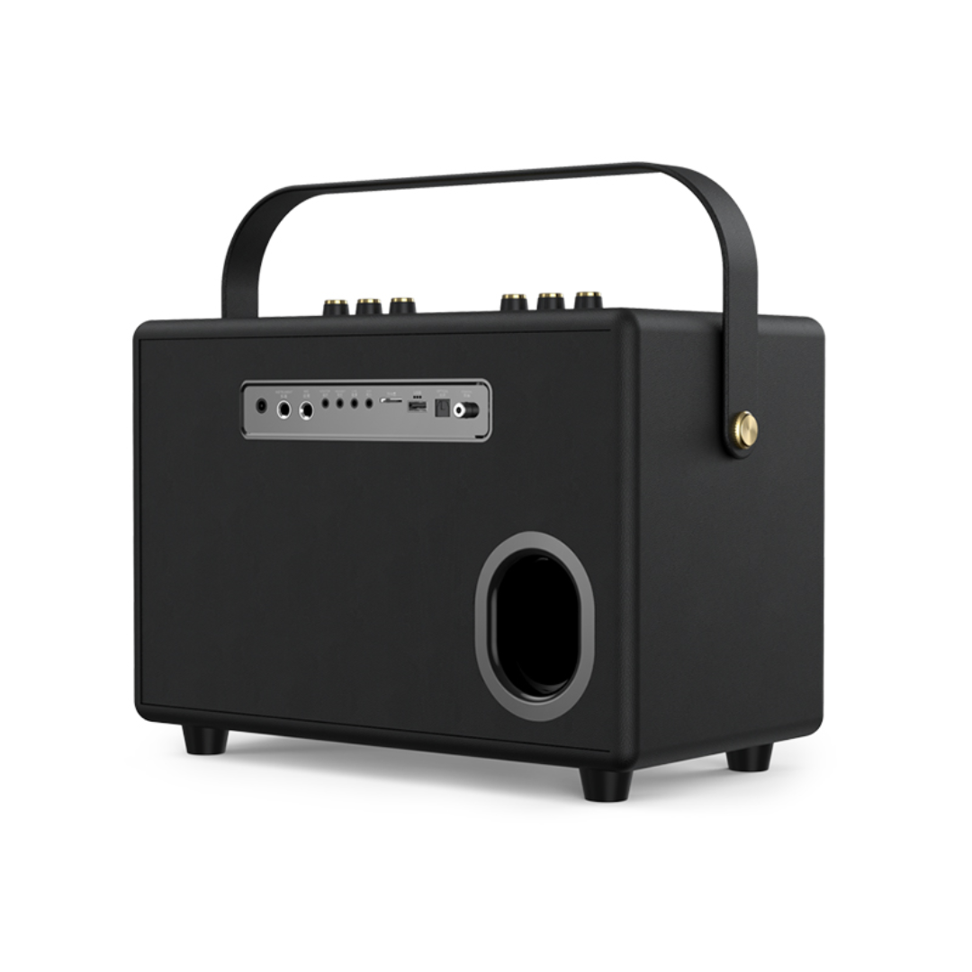 SHIDU T20 Wooden Speaker (100W, Bluetooth 5.0, 4000mAh)
