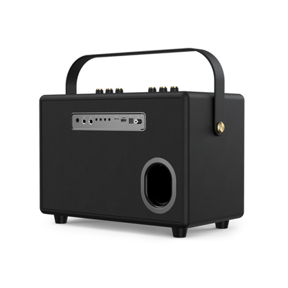 SHIDU T20 Wooden Speaker (100W, Bluetooth 5.0, 4000mAh)