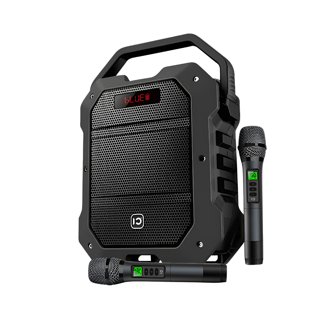 SHIDU K10 Professional Bluetooth Karaoke Portable Speaker Loud Subwoofer (80W, 5200mAh)